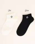 جوراب ساده Y00434 - 2