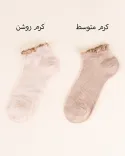 جوراب کبریتی لب فرفریY00429 - 2