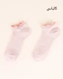 جوراب کبریتی لب فرفریY00429 - 3
