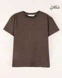 تیشرت بیسیک W00222 - 8