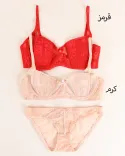 ست سوتین توری Y00485 - 1