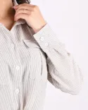 شومیز گره ای دو جیب G00727 - 6