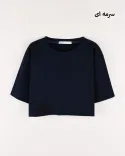 تیشرت کراپ W00231 - 10