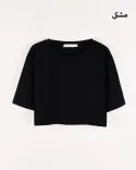 تیشرت کراپ W00231 - 7