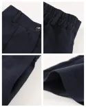شلوار سیلک جلو خط G00755 - 12