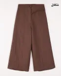 شلوار لینن واید W00250 - 7