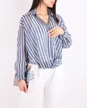 شومیز شیشه ای جلو گره G00777