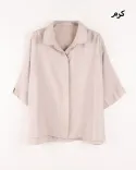 شومیز رنگی G00808 - 17