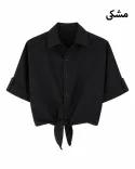 شومیز کراپ جلو گره G00769 - 7