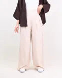 شلوار ویسکوز کمرکش G00824 - 3