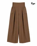 شلوار ویسکوز کمرکش G00824 - 9