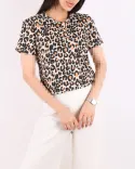 تیشرت طرحدار G00830 - 16