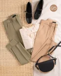 شلوار راسته جلو دوخت زنانه R0025 - 1