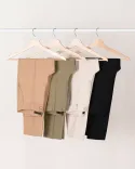 شلوار راسته جلو دوخت زنانه R0025 - 2