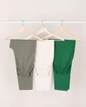 شلوار لینن کمرکش R00224 - 2