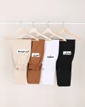 شلوار لینن کمرکش R00224 - 3
