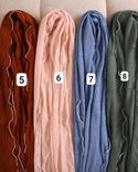 شال پلیسه مرواریدی کد S00169 - 5