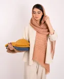 شال کنفی خالخالی S00206