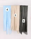 شال لینن راه راه S00207 - 2