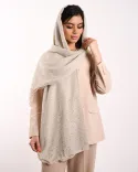 شال لینن نگینی S00261 - 1