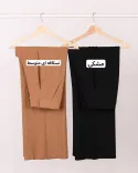 شلوار نیم بگ لینن r00476 - 5