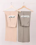 شلوار نیم بگ لینن r00476 - 6