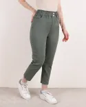 شلوار رنگی کمر چین H00166 - 2