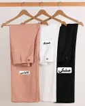 شلوار نیم بگ جلو پیله C0022 - 4
