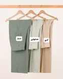 شلوار بگ کمربندی C0099 - 12