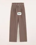 شلوار بگ کمربندی C0099 - 13