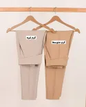 شلوار کمر دوبل D0091 - 10