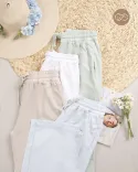 شلوار بگ بند دار C00239 - 9