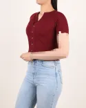 تیشرت کراپ D00130 - 13