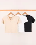 تیشرت کراپ D00130 - 8