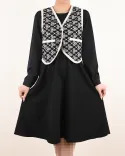 پیراهن ژیله دار ترمه C00175