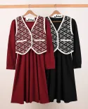 پیراهن ژیله دار ترمه C00175 - 2