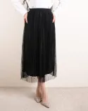 دامن حریر مرواریدی C00292 - 2