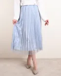 دامن حریر مرواریدی C00292 - 4