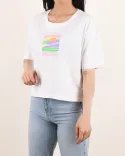 تیشرت کراپ D00175 - 3