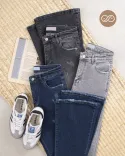 شلوار جین بوت کات C00315 - 16