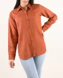 شومیز ساده و طرحدار اطلس C00325 - 13