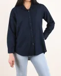 شومیز ساده و طرحدار اطلس C00325 - 15