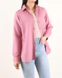 شومیز ساده و طرحدار اطلس C00325 - 22