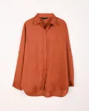 شومیز ساده و طرحدار اطلس C00325 - 25