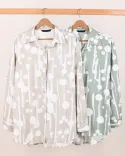 شومیز ساده و طرحدار اطلس C00325 - 29