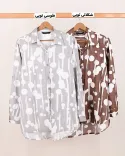 شومیز ساده و طرحدار اطلس C00325 - 4