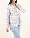 شومیز ساده و طرحدار اطلس C00325 - 8