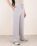 شلوار لینن کمربندی C00360 - 2