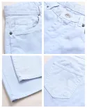 شلوار نیم بگ کتان C00367 - 6