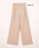 شلوار لینن اسلپ D00248 - 5